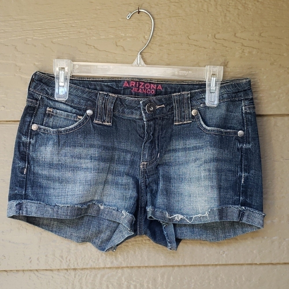 Arizona cuffed stretch denim jean shorts 5